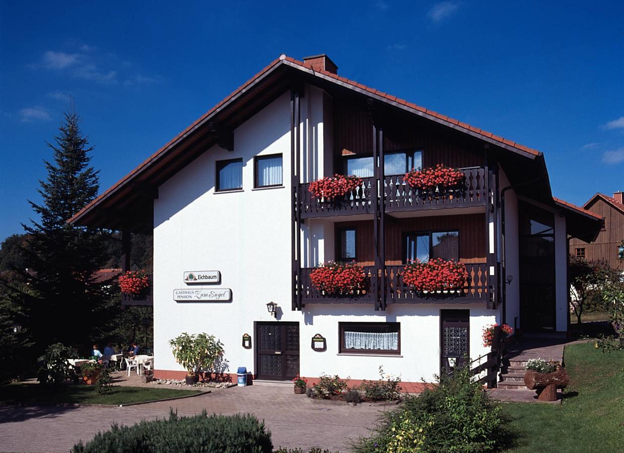 Gasthaus Und Ferienwohnungen Zum Engel Waldbrunn  Buitenkant foto